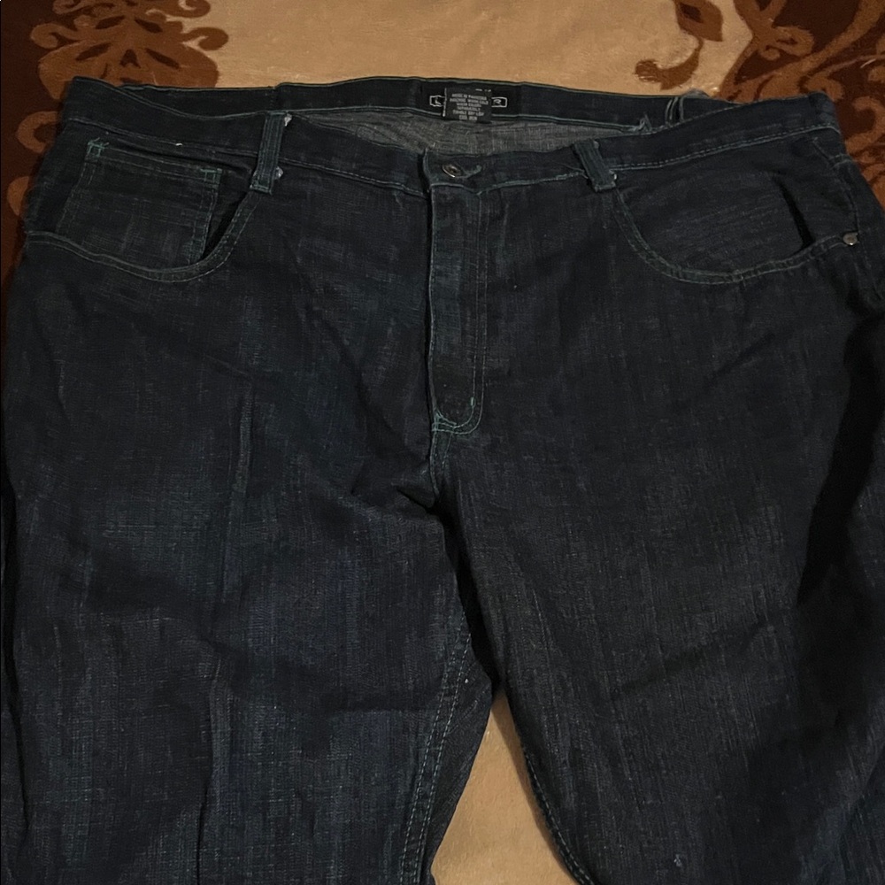 Vintage baggy straight leg jeans by black lacquer